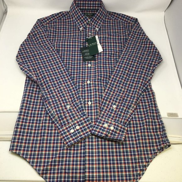 Lauren Ralph Lauren Other - LRL Ralph Lauren Mens Oxford Shirt Multicolor Plaid Classic Fit 14.5 32/33 New